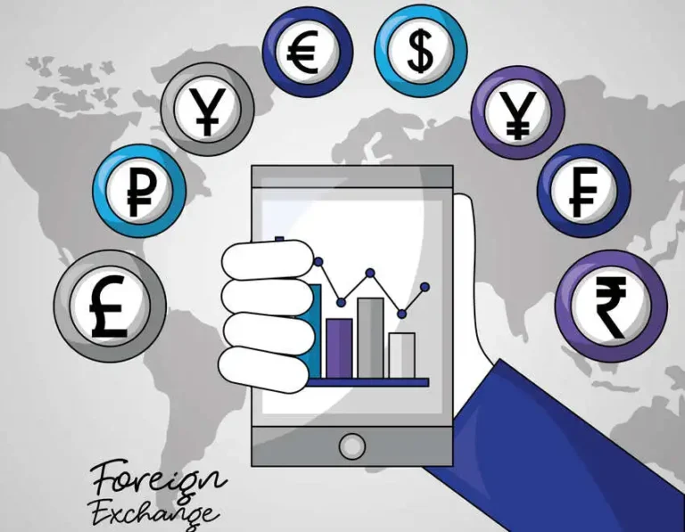 Smartphone displaying virtual exchange financial currency, representing the convenience and efficiency of currency exchange apps for modern travelers.